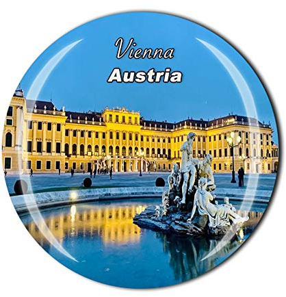 Wien Österreich Kühlschrankmagnet Reise-Souvenir Geschenk Zuhause Küche Kühlschrank Dekoration Magnetaufkleber Kristall-Magnet-Kollektion