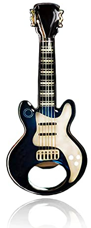 ENSTAB Gitarren-Flaschenöffner mit Magnet, Musikliebhaber, Bierflaschenöffner, Musik-Party-Flaschenöffner, Musikgeschenke aus Metall für Männer