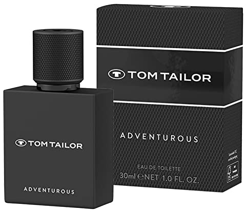 Tom Tailor Herren Parfum Adventurous for him EdT 30ml I holziges aufregendes I Männer Parfüm für jedes Alter I aromatischer Herrenduft aus Bergamotte, Lavandin & Vanille I Casual & einzigartig