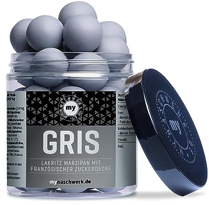 GRIS - Marzipan Lakritz Kugel - 175 g