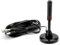HENGBIRD Antena DVB-T2 Antena Digital Interior para televisión, Antena con Amplificador, recepción de 360 Grados, con Base magnética, Cable de 5 Metros, Compatible con Canales 4K