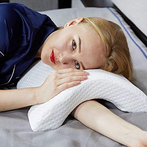 Arm Pillows Anti-Hand Numb Desk Nap Sleeping Pillow Multifunction Health Neck Couple Pillow, Memory Foam Pillow with Arm Hole,Sleeping Couple Pillow Arm Pillow Slow Rebound Pressure Pillow