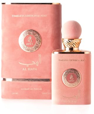 AYAT PERFUMES – Extrait Eau de Parfum Al Haya 100 ml – Collection Timeless Edition – Parfum Oriental de Dubaï pour Femme – Jolie Bouteille Fabriquée aux Émirats