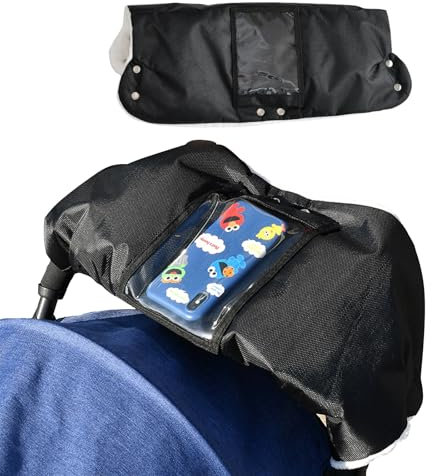 Kinderwagen Handwärmer,Handschuhe Kinderwagen，handmuff für kinderwagen，Wärmer Wasserdicht Kinderwagenmuff, Weich Handwärmer mit flauschig gefüttert für Buggy