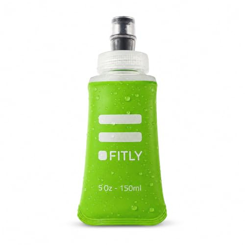 FITLY Soft Flask pour Sac d'Hydratation - Idéal pour Le Running, vélo, randonnée - Gourde Souple