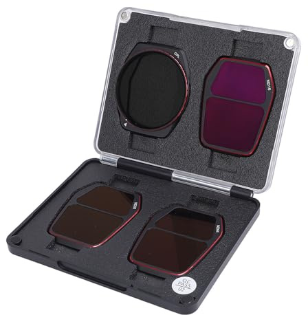 4 in 1 ND & CPL Filter Set for AIR 3S, CPL+ND16+ND32+ND64 Polarizer Neutral Density Drone Lens Filter for AIR 3S Accessories