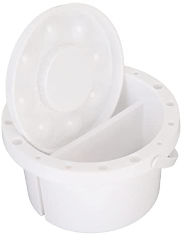 TOPINCN Painting Water Cup, Paint Brush Washer, Thick Plastic Water Cup with Portable Handle for Watercolor, Acrylic, Oil Painting and Brush Cleaning