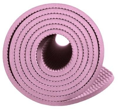 SPPEOUKJ Nite Gymnastikmatte 183 * 80 * 0,8 Große Größe Größere und breitere Dehnungsfreie Übung Uneingeschränkte Yoga-Fitnessmatte for Trainingsgeräte, Laufbänder und Fitnessstudios(Light pink.)