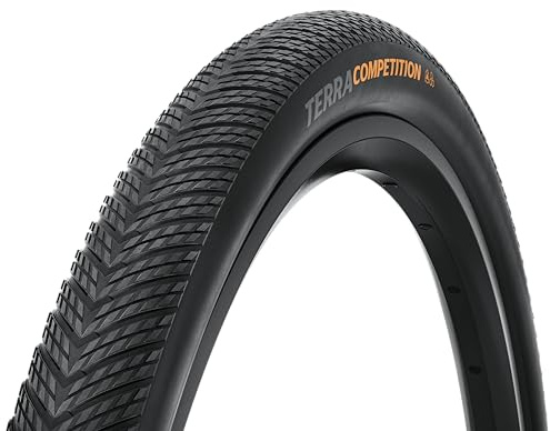 Continental Terra Competition - Black - Tubeless Gravel Bike Tire | Blur The Line Between Road & Gravel - E25 Ebike Rated - 700x45-Rapid-Race