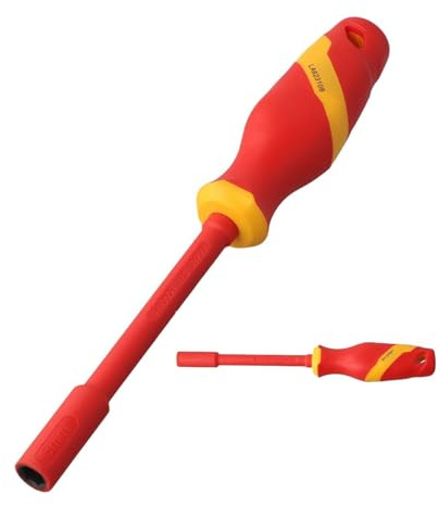 UTTASU 1pc 1000V Ad Alta Tensione Isolato Manicotto Cacciavite Elettricista VDE Isolato Chiave A Bussola 4/5/5.5/6/7/8/9/10/11/12/13/14mm