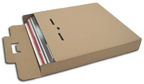 Protected LP Schallplatten Versandkartons für 6-10 LPs (50 Stück)