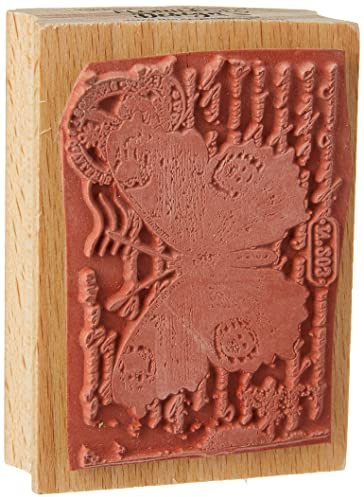 Florilèges Design FE112018 Scrapbooking-Stempel „Schmetterling“, 5°x°7°x°2,5°cm, Beige