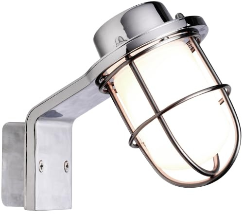 Nordlux Marina Wandleuchte für den Innenbereich, Metall, G9,40 W, wasserdicht, IP44, Klasse 2 (doppelt isoliert)