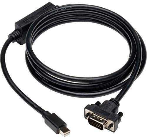 Tripp Lite Mini DisplayPort to VGA Active Adapter Cable, MDP 1.2, MDP to HD15 (M/M), MDP2VGA, 1080p, 6 ft. (P586-006-VGA-V2)