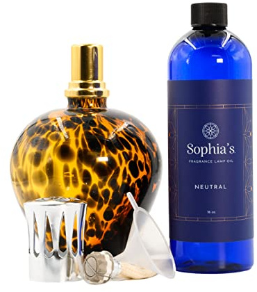 Sophia's Neutral Fragrance Lamp Oil Refills, Effusion Lamp Fragrance Oil for Redolere Lamps, Scented Lamp Oil for Fragrance Lamps, 16 Fluid Ounces of Catalytic Scented Oil Made in USA