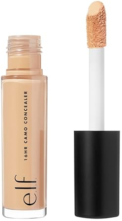e.l.f. 16HR Camo Concealer, Volle Deckkraft, Hochpigmentierter Concealer mit mattem Finish, faltenfrei, Vegan & Tierversuchsfrei, Tan Neutral