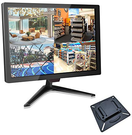 Cocar Monitor CCTV 21 Pollici HDMI, 1080P Monitor BNC 16: 9 Con BNC/VGA/HDMI/Video Audio, Display LCD TFT per Sistemi di Sicurezza Domestica Telecamera di Sorveglianza 75x75mm VESA Montaggio a Parete