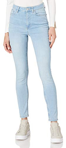 NA-KD Skinny High Waist Jeans, Azul (Light Blue), 32 para Mujer
