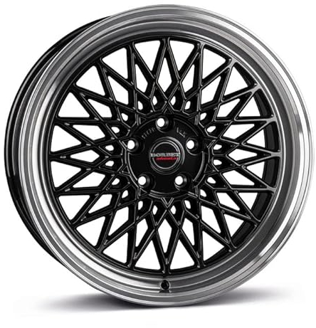 Borbet Felge B 8x17 ET30 5x112 black rim polished B 80730112566,5BRP