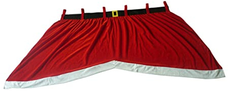 WOONEKY Decorazione Natalizia Per Finestra Tendaggio Natalizio Facile Da Appendere e Rimuovere Di Buona Qualità Per Uso Durevole