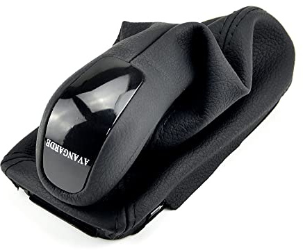 MKptopia Compatible con Be-nz W211 Pomo de la palanca de cambio automático Palanca de cambio de cuero Polaina Bota Funda Accesorios de estilo de coches-AVANTGARDE