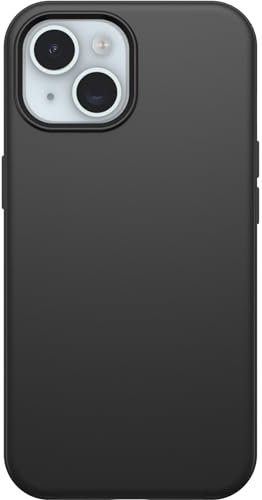 OtterBox Symmetry Hülle für iPhone 16e, 15, 14, 13, sturzsicher, schützende dünne Hülle, 3X getestet nach Militärstandard, Schwarz