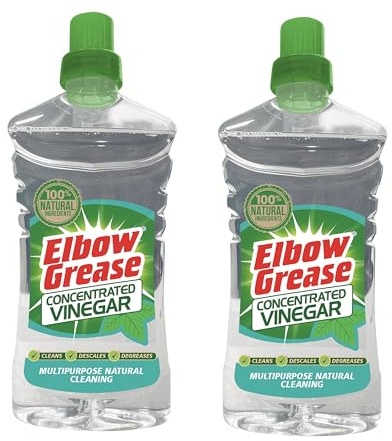 2 Pack - Elbow Grease Concentrated Vinegar Cleaner- New Eco Friendly- 100% Natural Ingredients - 750ml Bottle