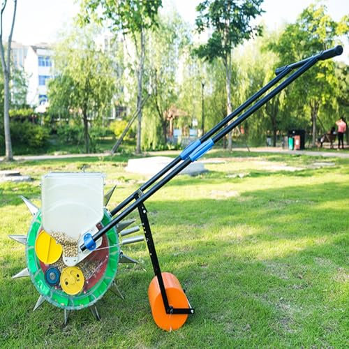 Hand Push Seeder, Portable Garden Seeder, Screw Tension Spring, New Thickened Handrail, Brush Design, Thickened Iron Mouth, for Corn(8)