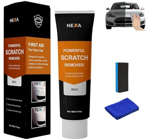 MUMQAQ Nexa Car Scratch Remover, 2025 New Scratch Remover for Vehicles, Car Paint Scratch Repair Paste, Long-Lasting Protection, Easily Fix Scratches, Swirls & Other Marks, for All Vehicle Surfaces