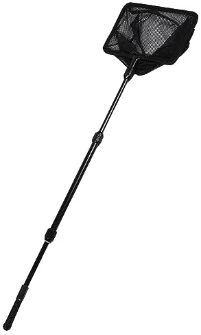 Abaodam Telescopic Fishing Net Plastic Pole Handle Extendable for Fish Tank and Ponds Landing Net for Fishing