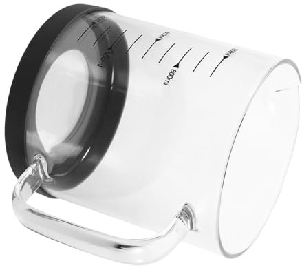 Ciieeo Taza Medidora De Vidrio Con Asa Taza De Medición Para Espresso Líquido Para Cocina y Café
