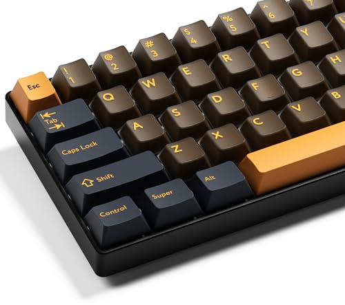 GMKWTL XVX Double Shot PBT Keycaps Set 216 Keys, Cherry Profile Custom Keyboard Keycaps, Jade Translucent Key caps Compatible with 61/64/68/84/87/100/104/108 ANSI and ISO Layout Mechanical Keyboard