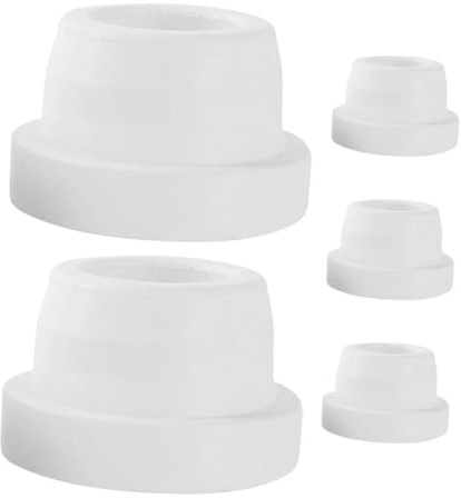 5PCS Rubber Pool Ladder Caps for Tubing High Elasticity Bumpers with Smooth Easy Installation Step Covers for Inground Swimming Pool Safety Accessories