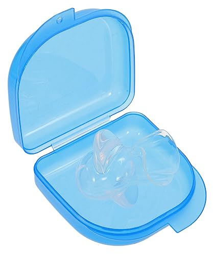 Mini Funda para Lengua de Silicona, Dispositivo para Detener Ronquidos | Boquilla Antironquidos, Plástico y Silicona, Respirable y Cómodo, Mantiene la Nariz Abierta