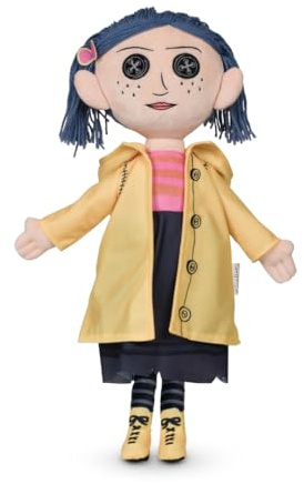 Coraline Cuddle Pillow Plush, Kids Bedding Super Soft Plush Pillow, (Officially Licensed Product) By Franco Collectibles