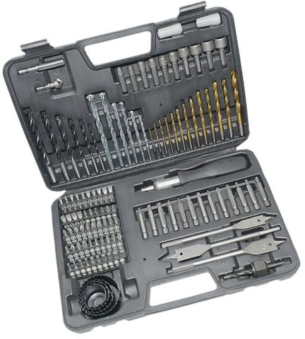 Brocas Para Metal,Kit de Herramientas Con Estuche De Transporte | Kit de Brocas De Metal Para Reparación Carpintería Mampostería Marco Mejoramiento De Hábitat Construcción Montaje Hardware