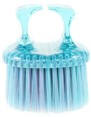 IMIKEYA Bartbürste und Einfache Pflege und Ergonomischem Design mit Nylonborsten für Präzises Haar und Bartstyling Praktische Reinigung im Friseursalon für