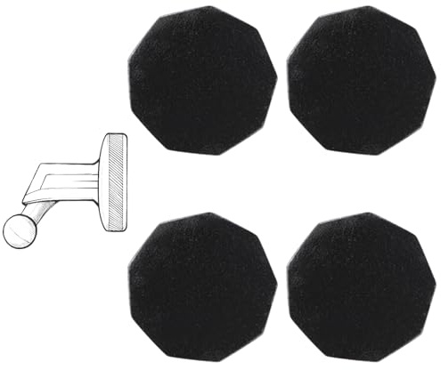 Goktvai 4pcs Magnetic Dash Cam Adhesive Metal Piece, Strong Windshield Magnet Sticky Replacement for 45/46/47/55/56/57/65W/66W/67W/Tandem/Speak Plus Dash Camera Mount Accessories