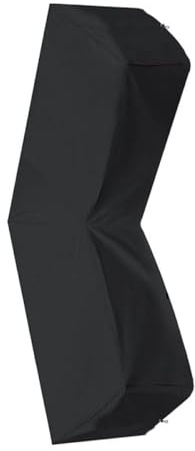 LALAFINA Housse de Canapé D'extérieur Imperméable en Tissu Oxford 210d, Couverture Sectionnelle de L 215x215x87 Cm, Protection Coupe-vent pour Meubles de Jardin et Patio, Adaptée