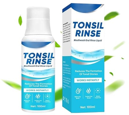 Enjuague Bucal - Líquido 100ml | Enjuague Bucal Sin Alcohol | Ambientador Para El Aliento | Enjuuague Buucal | Solución De Limpieza De Dientes Suave Natural Tonsil Stone | Cuidado Del Aliento Fresco P