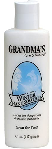 Grandma's Winter Hand Soother Lotion - 4.1 oz Non Greasy Cream For People with Dry Hands & Feet - 53124