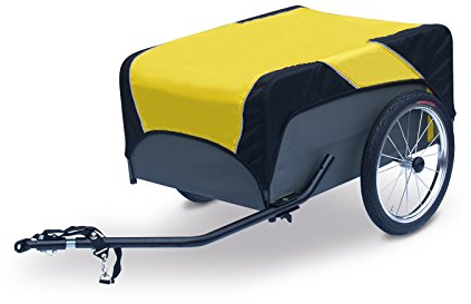 Roland Fahrradanhänger Traveller Tiefdeichsel, Schwarz Gelb, 500723