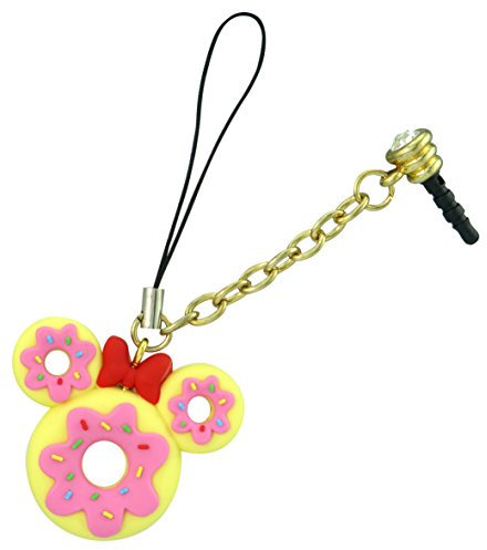 Disney Minnie Donut D-Lish Treats Mouse Handyanhänger, mehrfarbig, 1 Zoll (24984)