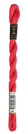Anchor Perlgarn 5, 4585000-00028, Farbe:Malve, Stickgarne