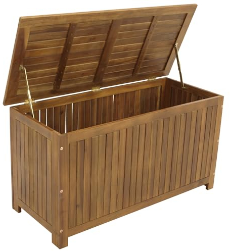 DEGAMO Kissenbox Auflagenbox ST. VINCENT 115x50x61cm, Akazie geölt, FSC®-zertifiziert, Outdoor