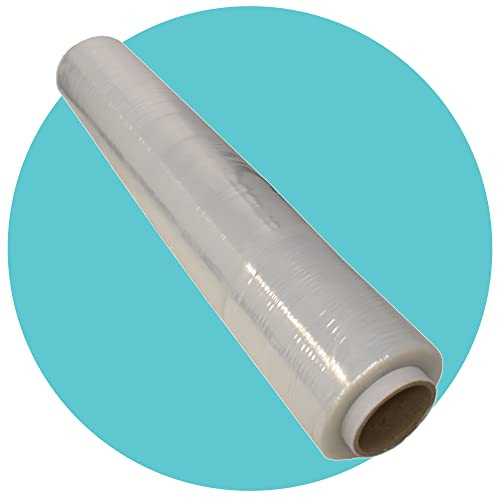 triplast 500 mm x 200 m x 25 Mu Starke Schrumpffolie für Paletten, transparent