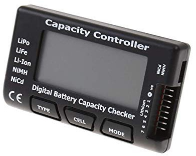 FLY RC Cellmeter 7 Digital Battery Capacity Checker Controller Tester Voltage Tester for LiPo Li-ion NiMH Nicd Battery