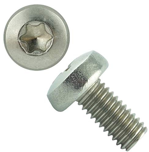 Eisenwaren2000 | M6 x 60 mm Linsenkopfschrauben DIN 7985 TX mit Innensechsrund (10 Stück) - ISO 7045 Linsenkopf Schrauben - Gewindeschrauben - Edelstahl A2 V2A - rostfrei