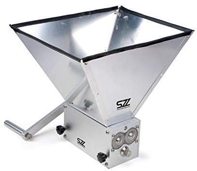 Premium Stainless Steel 3 Roller Geared |Grain Mill | Barley Crusher | Malt Muncher kit