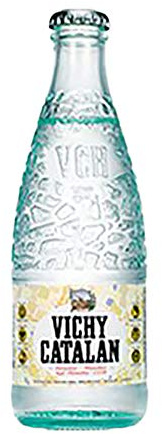 Vichy Catalan Agua mineral con gas, 250 ml (24 botellas de vidrio)